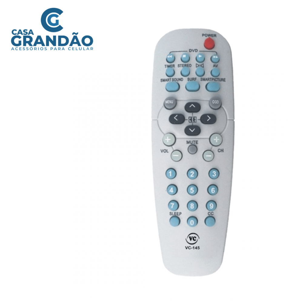 Controle Remoto Tv Philips Tubo VC 145