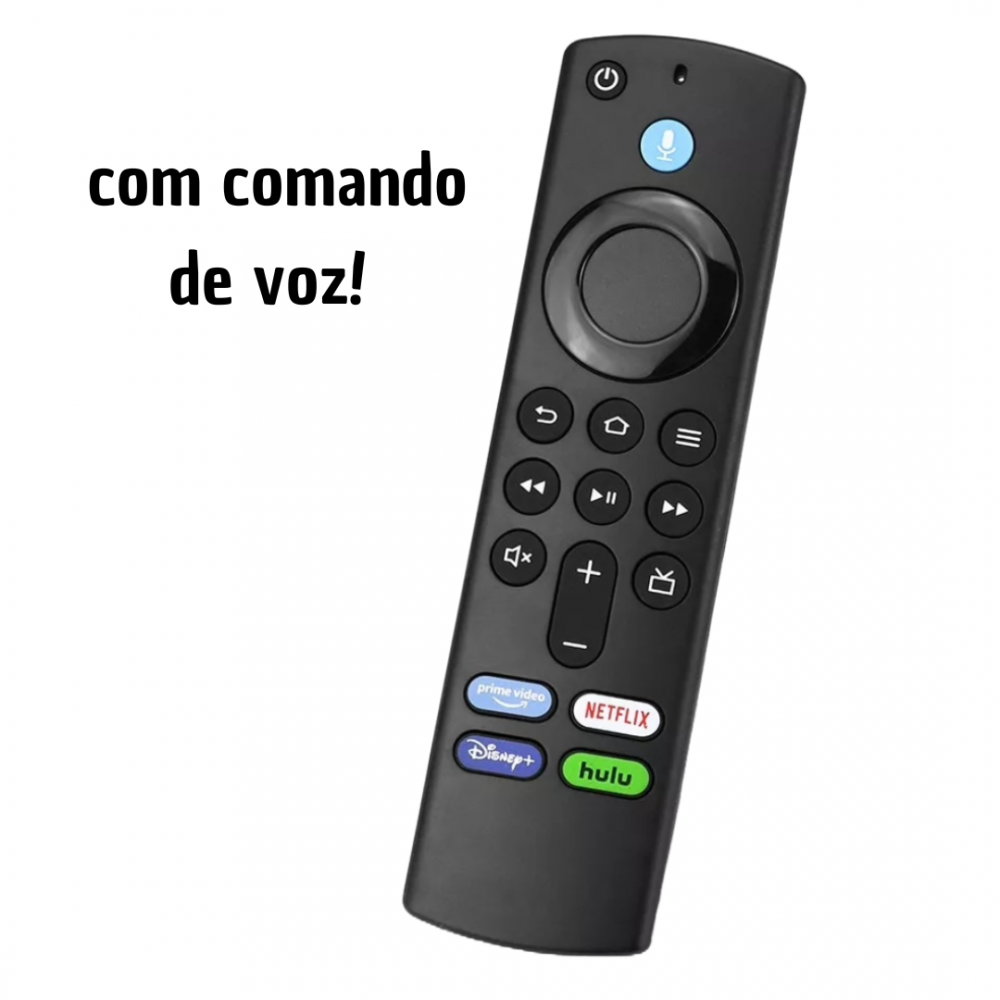 Controle Remoto Voz Para Amazon Fire Stick E Fire Stick K