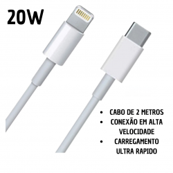 CABO  USB-C  Lightning 2M iPhone iPod iPad AirPods