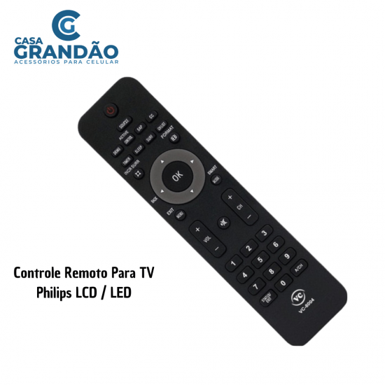 Controle P/ Tv Philips Lcd / Led 32 , 42, 47, 52 Polegadas