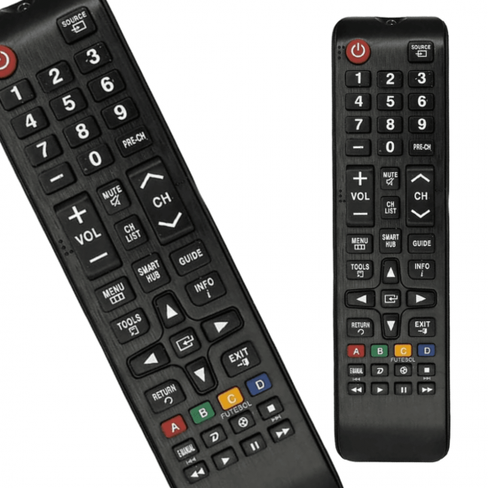 Controle Remoto Compatível Com Tv Samsung Smart Hub UN32N5300, UN32N5300AF, UN32N5300AFXZA, UN43NU6900