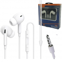 Fone de ouvido Branco P2 3.5mm Para Celular Alta Qualidade De Som intra auricular