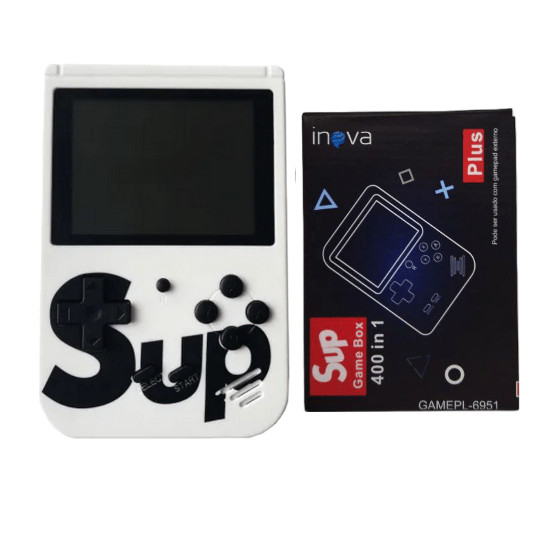 Mini Game Portátil Retrô Sup Game Box Plus Com 400 Jogos