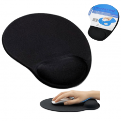 Mouse pad com apoio silicone em gel coesivo para descanso de punho COMFORT PAD